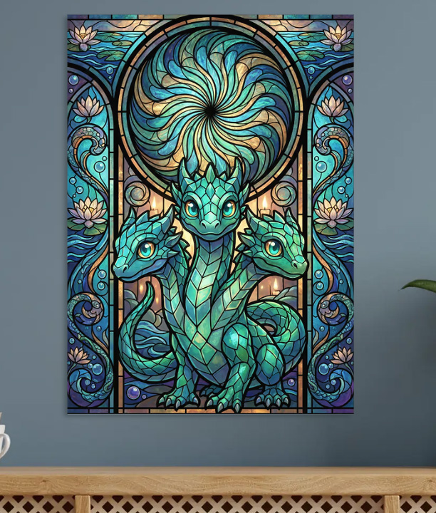 Stained Glass Dragon